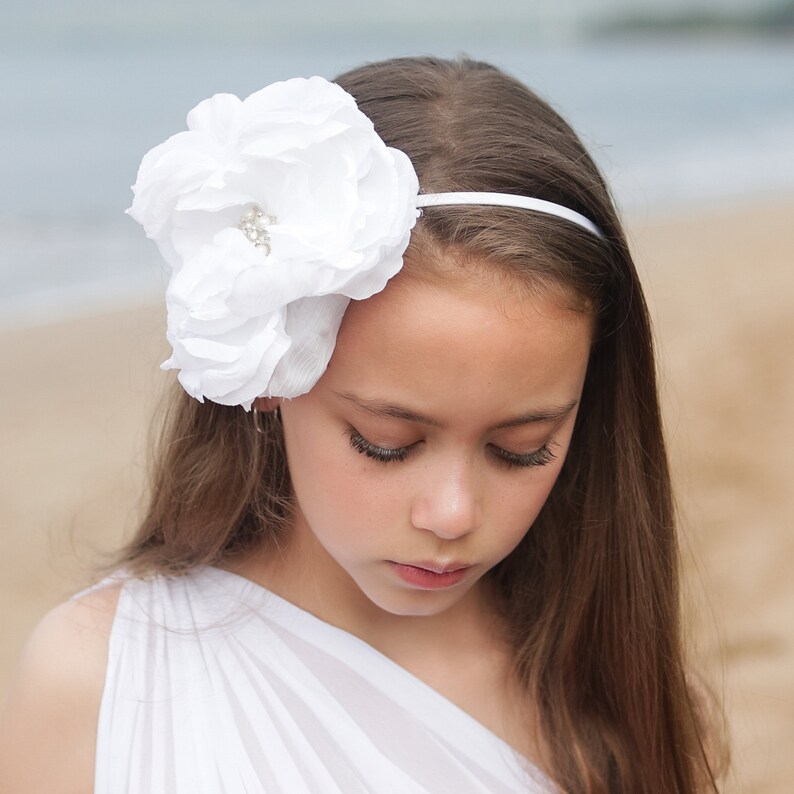 large floral headband