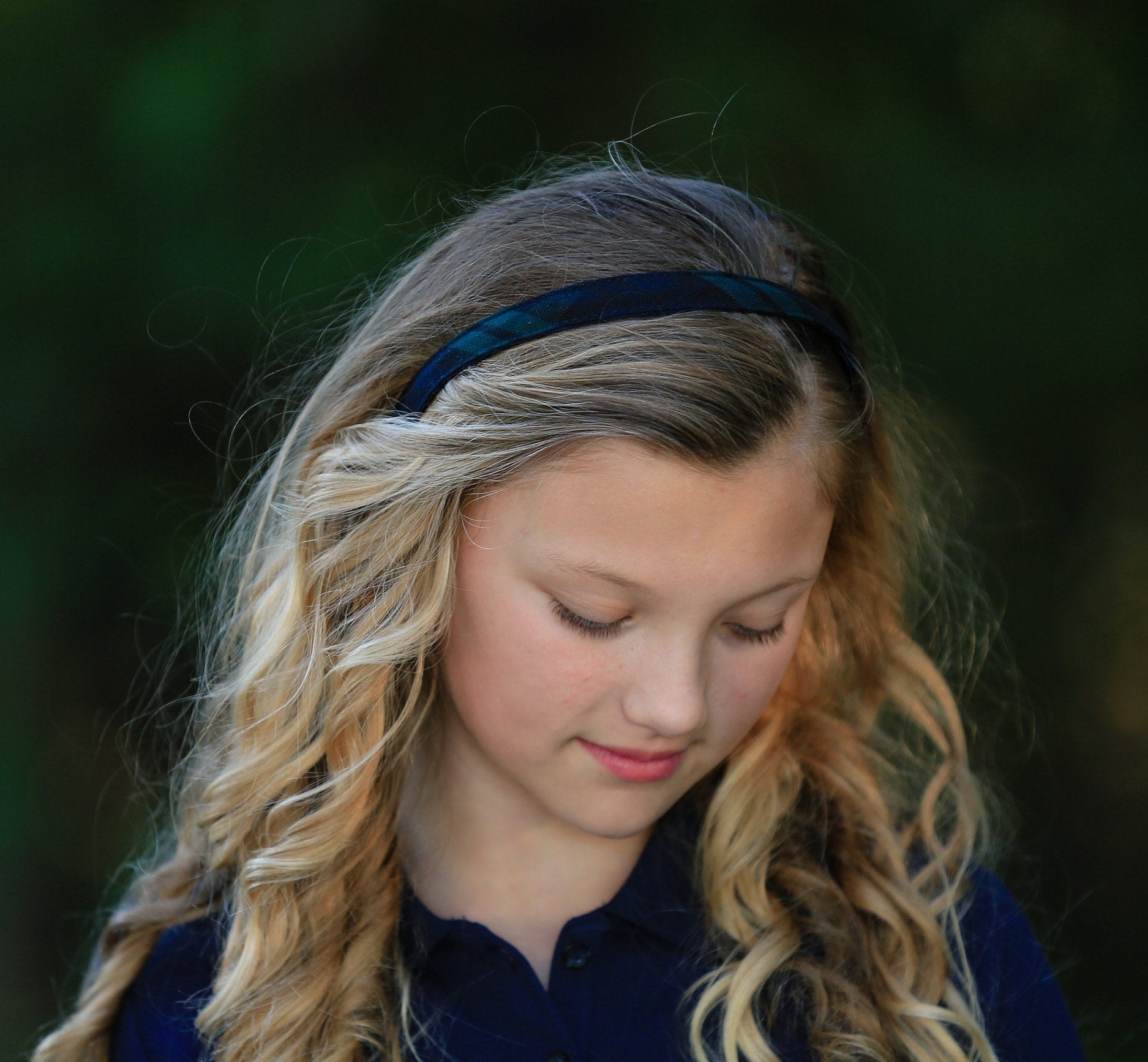 Black Watch Plaid Thin Headband School Uniform Headband Etsy Black Watch Plaid Thin Headband School Uniform Headband Etsy