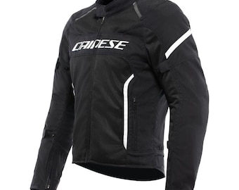 Dainese Air Frame 3 Tex Men’s Summer Motorcycle Jacket | Mesh Riding Jacket with Armor | Breathable Textile Biker Jacket | personalization
