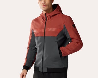 REV'IT! Parabolica 2 Hoody | Armored Motorcycle Jacket, CE Protective Gear , personalization hoody