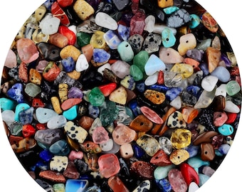 Naturalne koraliki z kamieni szlachetnych, wielokolorowe, 5–8 mm, 400 szt., nieregularne koraliki kryształowe do wyrobu biżuterii i bransoletek DIY