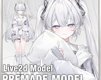 Live2D VTuber Model | Cybernetic Girl Zero Avatar | VTube Studio Premade VTuber Model