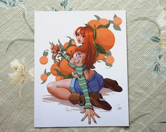 One Piece Navigator Nami Art Print