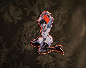 Leather Pinup Sticker