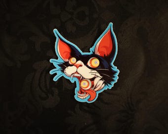 Kitty Craze Sticker