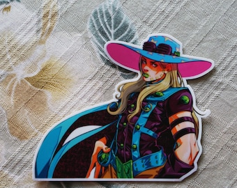Jojo's Bizarre Adventure Gyro Zeppeli Vinyl Sticker