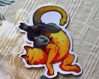 Chimera Kitten Sticker 002