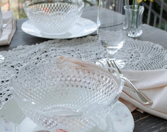 Service de vaisselle Villeroy Boch Prado avec bol en cristal | Vaisselle européenne vintage
