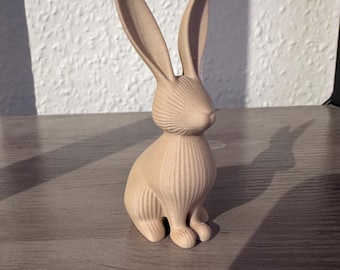 Bunny Ornament – Textured Rabbit Home Décor Piece