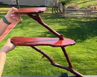 Estantería de ramas para pared