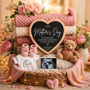Baby #2 Mothers Day Announcement - Etsy