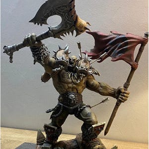 World of Warcraft Figure,Grom Hellscream Figures,Video Game action figure,Gamer Boyfriend Gift