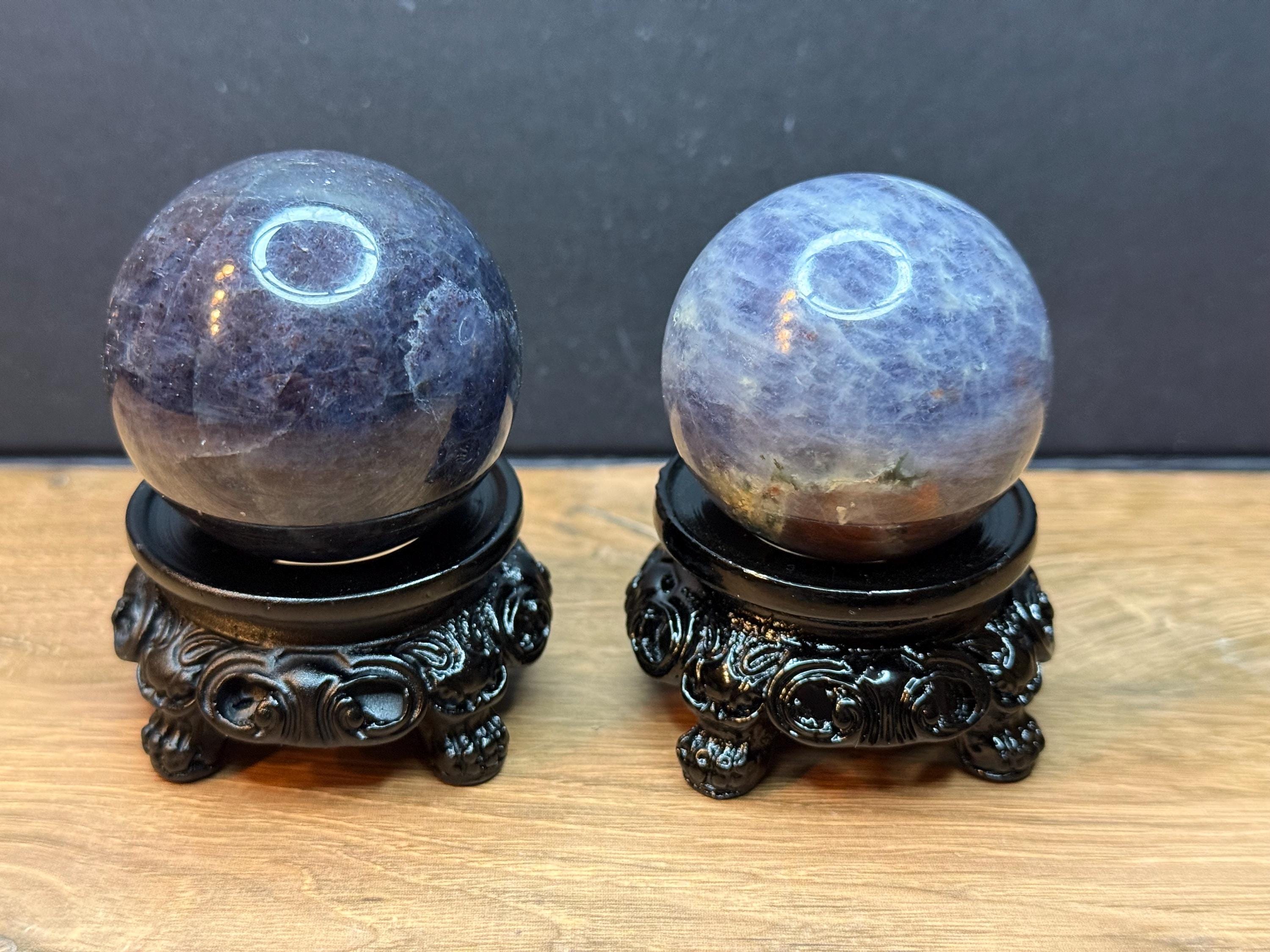 Iolite Sphere - Etsy