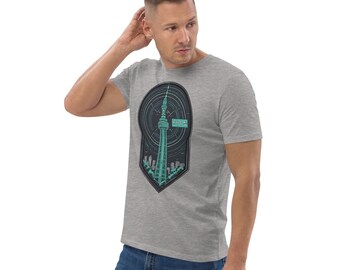 Camiseta con el horizonte de Seúl, camiseta con paisaje urbano de Corea del Sur, camiseta gráfica de la cultura coreana, regalo de algodón orgánico para él.