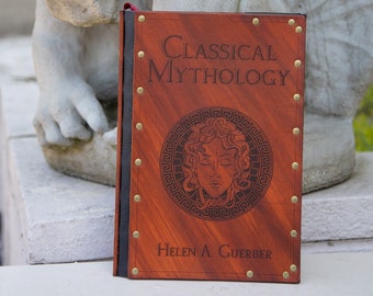 Classical Mythology with leather cover.