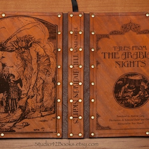 Leather covered copy of Tales From the Arabian Nights