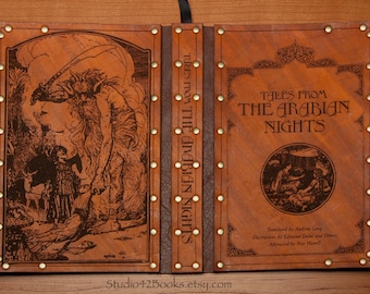 Leather covered copy of Tales From the Arabian Nights