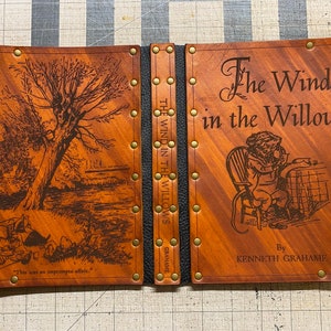 Leather covered copy of The Wind in the Willows by Kenneth Grahame