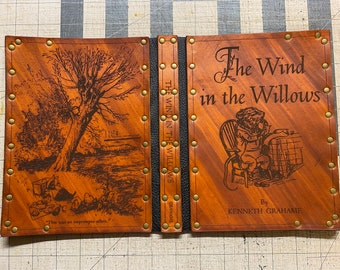 Leather covered copy of The Wind in the Willows by Kenneth Grahame