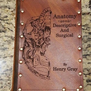 Leather covered copy of Gray&#39;s Anatomy