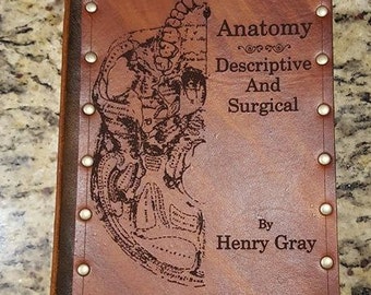 Leather covered copy of Gray's Anatomy