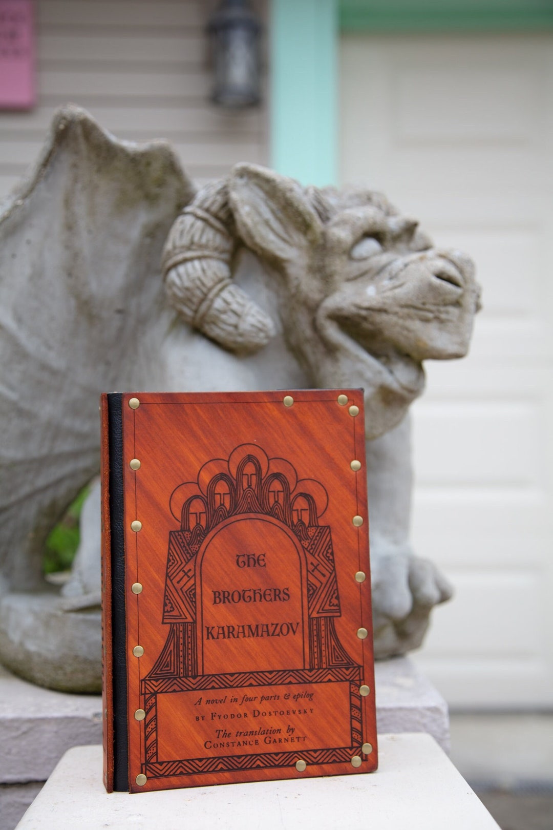 The Brothers Karamazov With Leather Cover Etsy