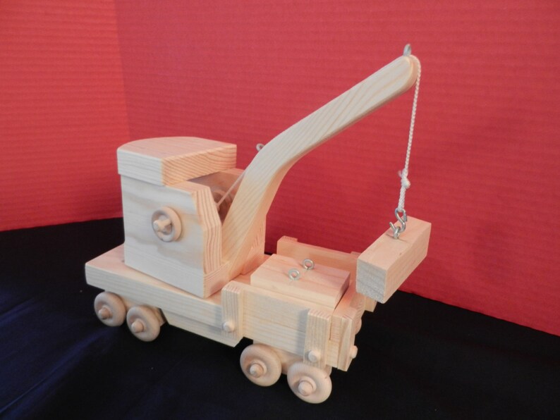 Crane Railroad Crane Wood Toy Handmade in USA Original | Etsy