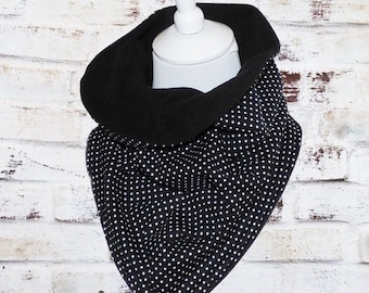 Loop, dots, slip scarf, neck sock