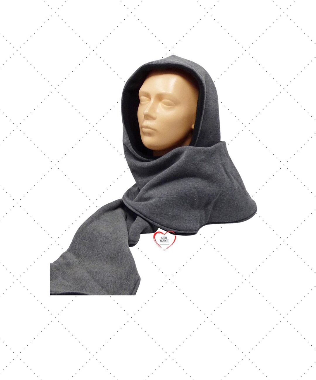 小物 black hooded scarf dorag 小物 black hooded scarf dorag