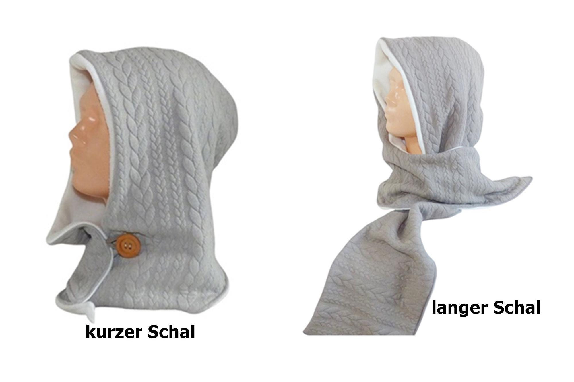 Padded Nylon Scarf Hood (877STU5-R-ACID)