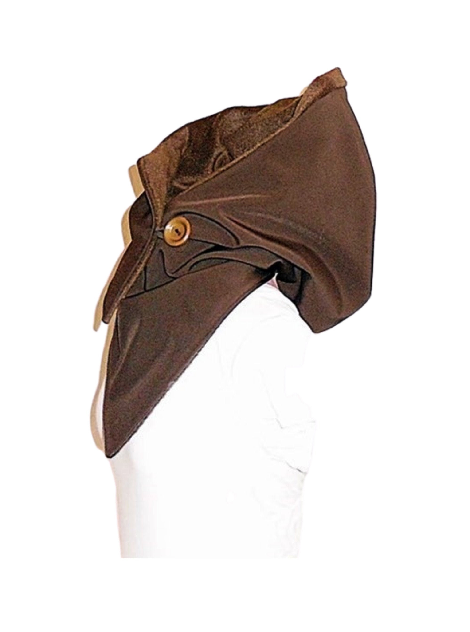 StoffAkzente Hooded Scarf - Soft Shell / Waterproof / Brown