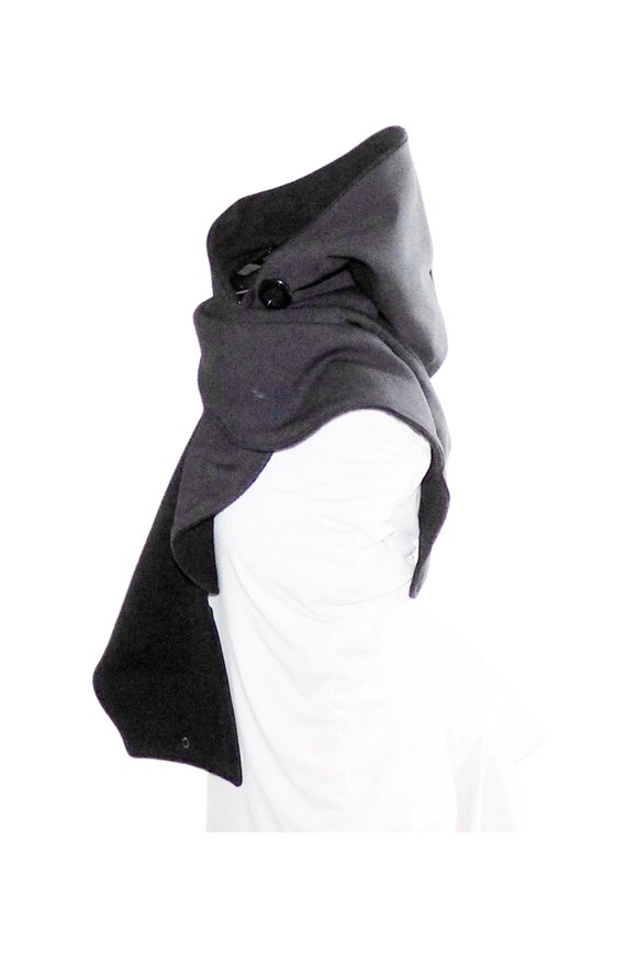 Amazon.com: Hooded Scarf, plush fleece. 10 colors to choose