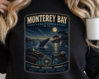Monterey Bay California Sweatshirt, Monterey Bay California Family Trip Shirt, Monterey Bay Vacation T-Shirt, Monterey