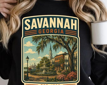 Savannah Georgia Sweatshirt, Savannah Georgia Vacation Shirt, Savannah Family Trip Tee, Savannah Matching Shirts