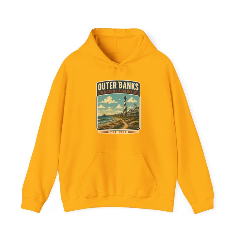 Outer Banks North Carolina Hoodie, Outer Banks North Carolina Vacation Shirt, Outer Banks Family Trip Tee, Outer Banks image 4