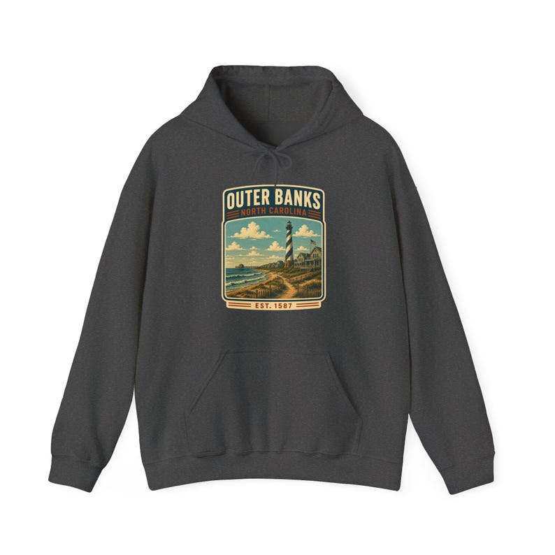 Outer Banks North Carolina Hoodie, Outer Banks North Carolina Vacation Shirt, Outer Banks Family Trip Tee, Outer Banks image 11