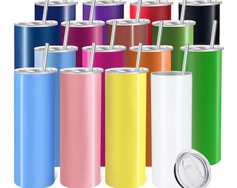 Custom Engraved 20 oz Stainless Steel Tumbler – Personalized Hot/Cold Cup with Lid & Straw