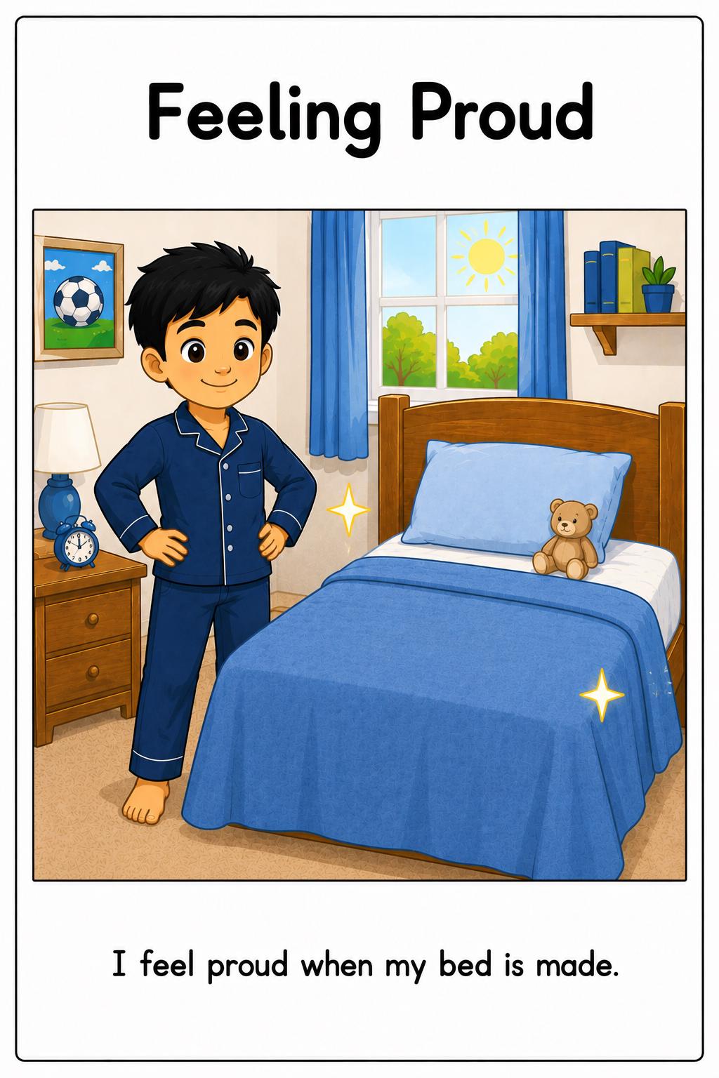 Making My Bed Social Story Autism Visual Support Morning Routine ...