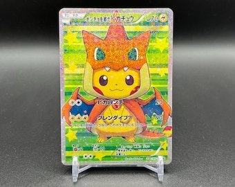 Pikachu Poncho Charizard 208/XY-P Jpn Shadowless (Handmade PROXY/ORICA tcg Holo)