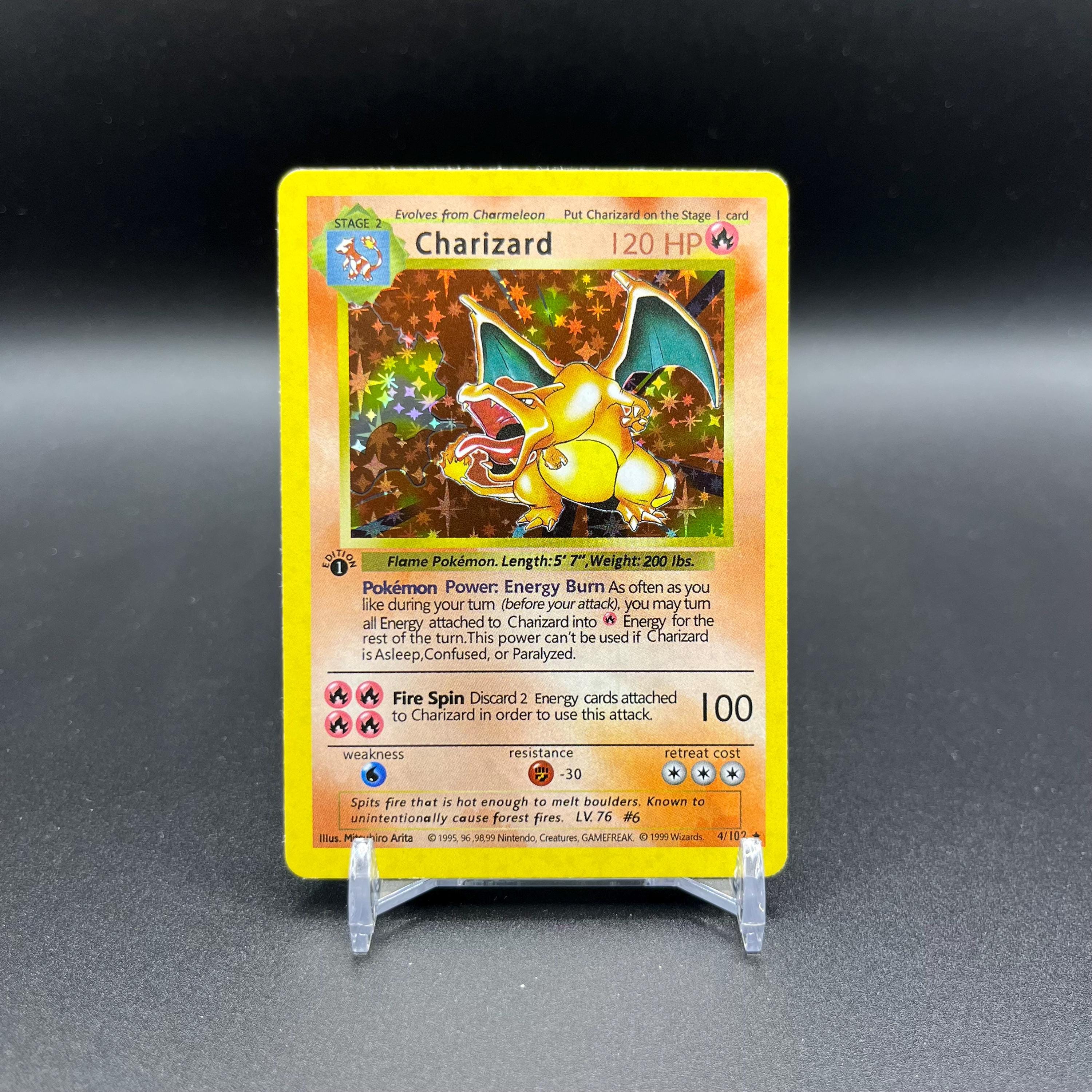 Charizard and Mewtwo Card - Etsy Singapore