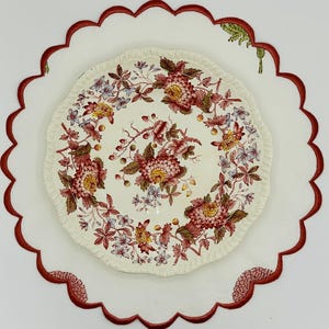 Copeland Spode "Aster" Dinner Plates | Set of Eight | Collectors Item  I  Unique Birthday Gift I  Bohemian Dining Table I Housewarming Gift