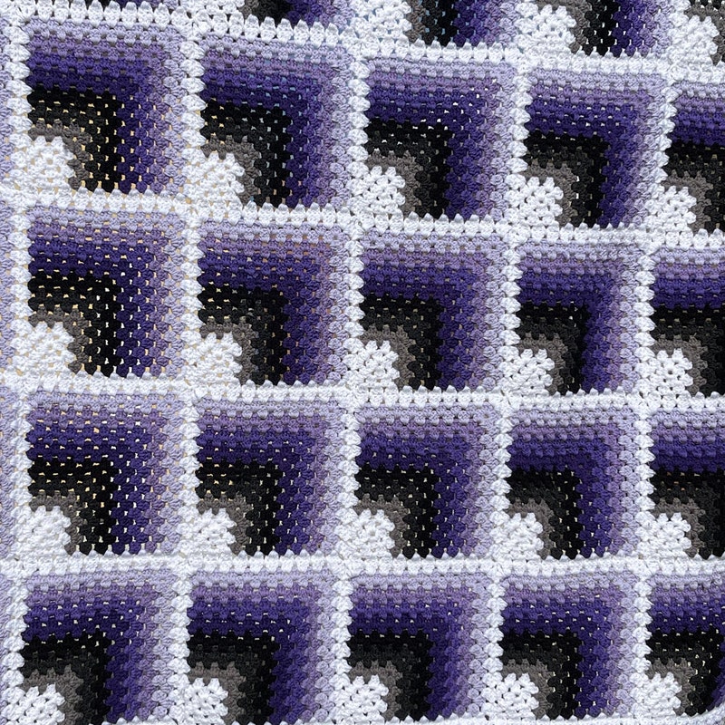Optical Illusion Crochet Pattern Etsy
