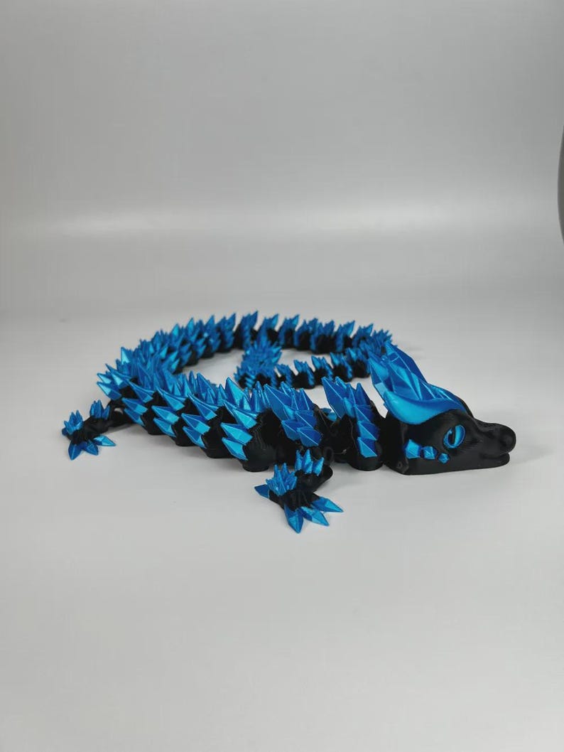 Articulated Dragon Fidget Toy | 3D Printed Flexi Desk Companion ...