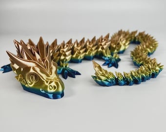 Articulated Dragon Fidget Toy | 3D Printed Flexi Desk Companion ...