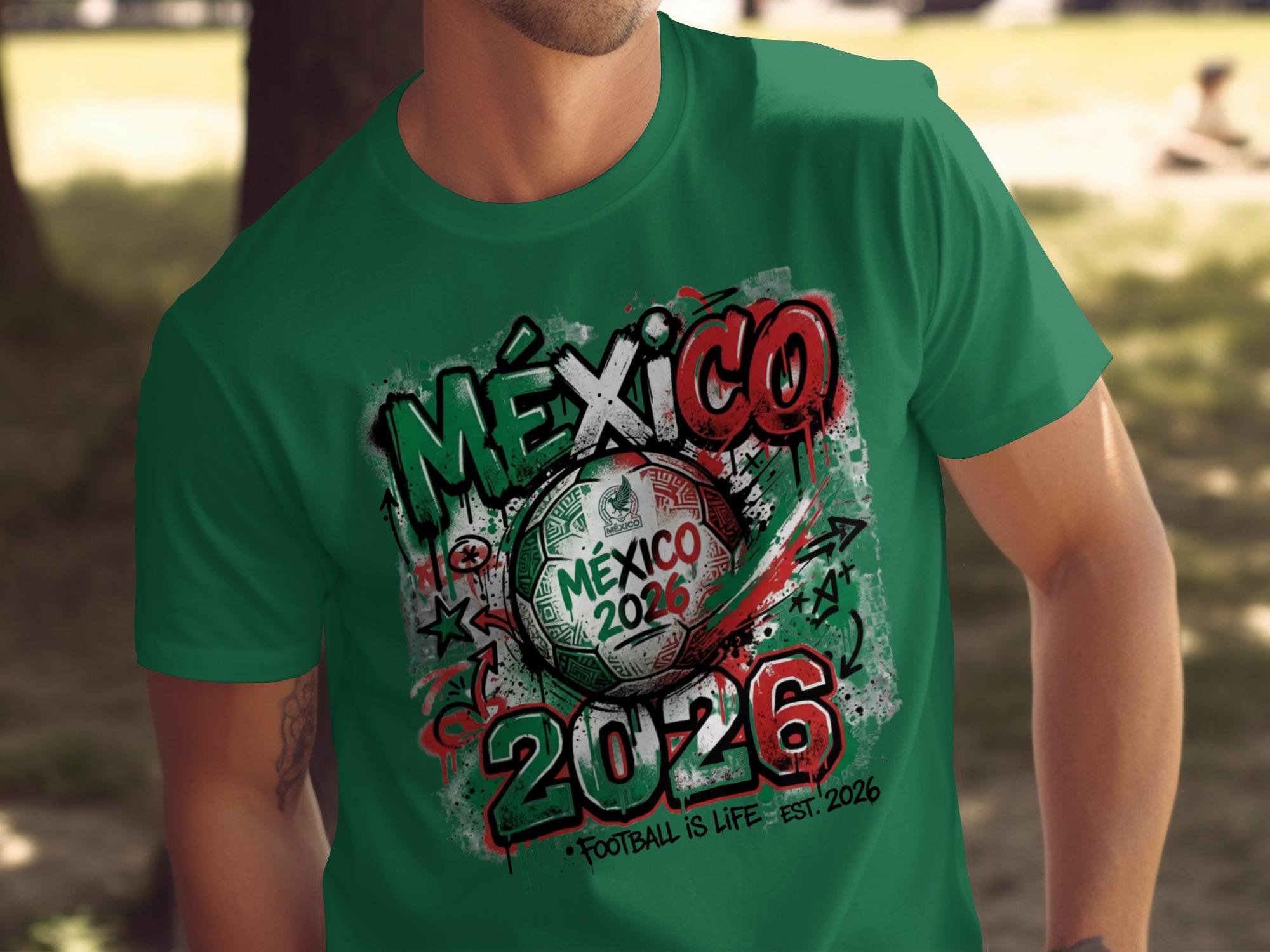 Mexico World Cup 2026 Shirt for Dad Father's Day Soccer T-Shirt Mexico Football Fan Tee Bella Canvas World Cup 2026 Gift for Father