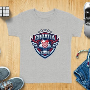 Croatia 2026 soccer jersey with wings and shield logo.