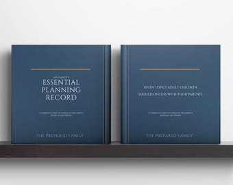 The Family Preparedness Bundle — Family Planning Workbook + Conversation Guide | Fillable Digital Download Set