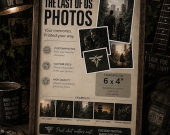Unofficial The Last Of Us Inspired Wall Art Set - 6x4 Prints