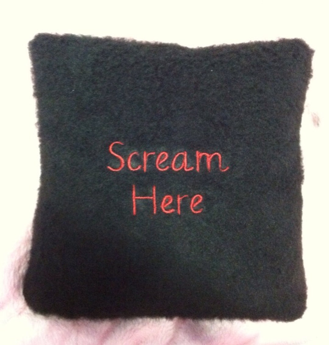 Scream Here Stress Relief Pillows - Etsy