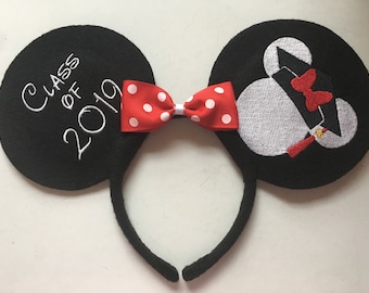 Girl or Boy Mouse Inspired Personalized Graduation Ears